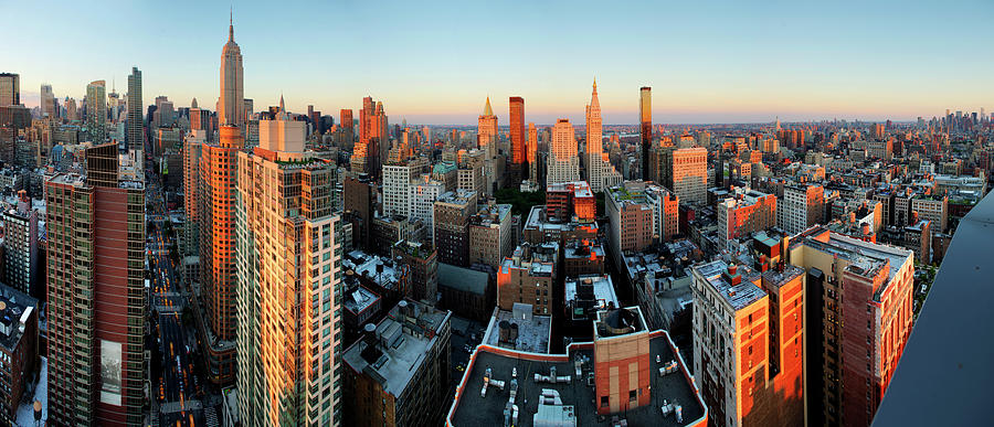 Midtown And Flatiron District Panorama Photograph by Tony Shi Photography