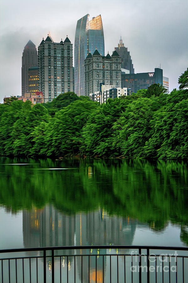 Midtown Atlanta Skyline Photograph by Doug Sturgess