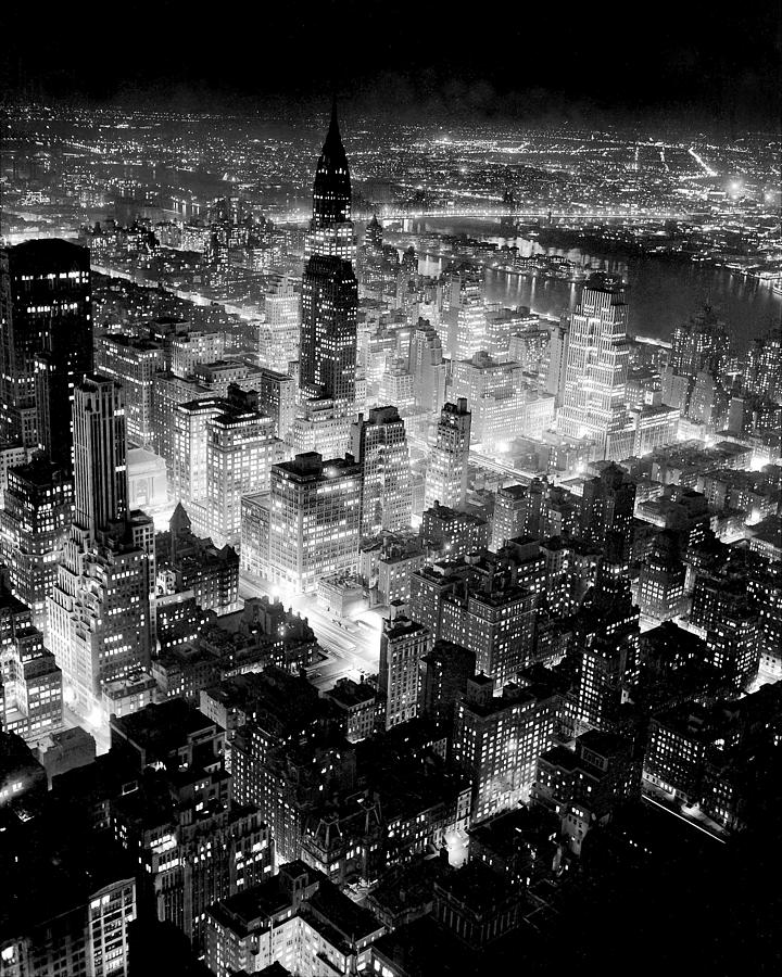 Midtown Manhattan Sparkles On A Crisp Photograph by New York Daily News Archive