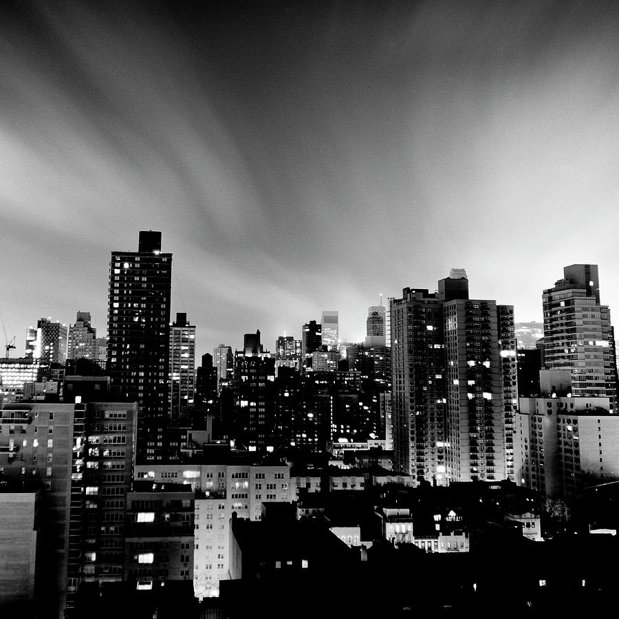 Midtown Manhattan Under Clouds Photograph by Adam Garelick