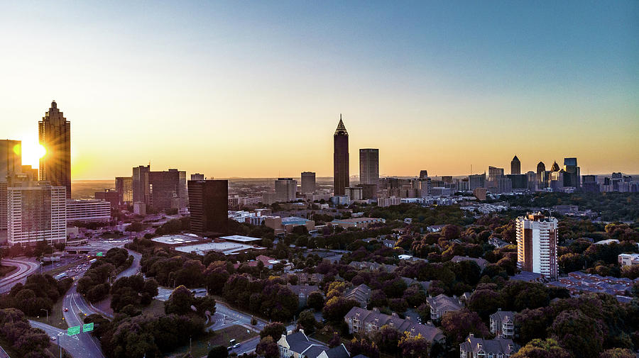 Midtown Sunset Photograph by Mike Dunn