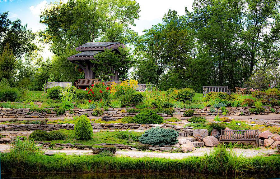 Midwest Arbor Garden Photograph by Diane Lindon Coy