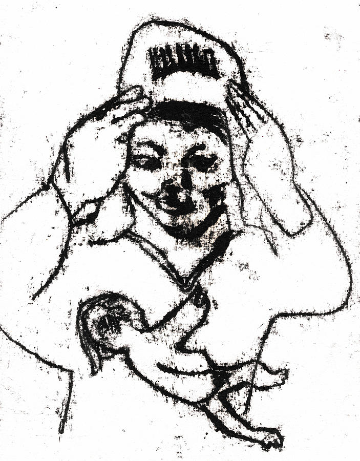 Midwife Drawing by Edgeworth Johnstone