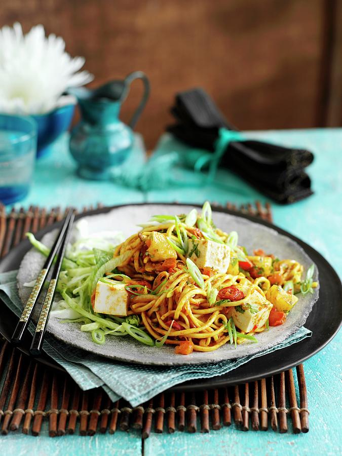 Mie Goreng an Indonesian Noodle Dish Photograph by Gareth Morgans