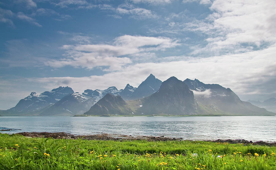 Mighty Mountains Of Lofoten Islands Photograph by Harri Jarvelainen Photography