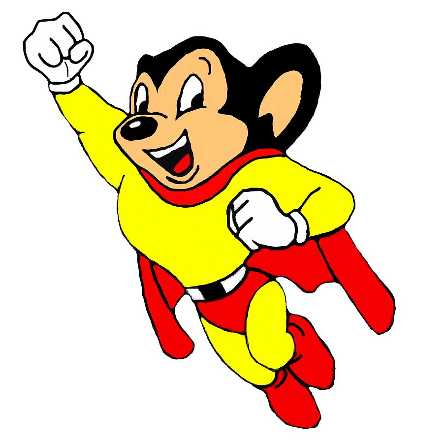 Mighty Mouse Small But Mighty Mixed Media by Movie Poster Prints
