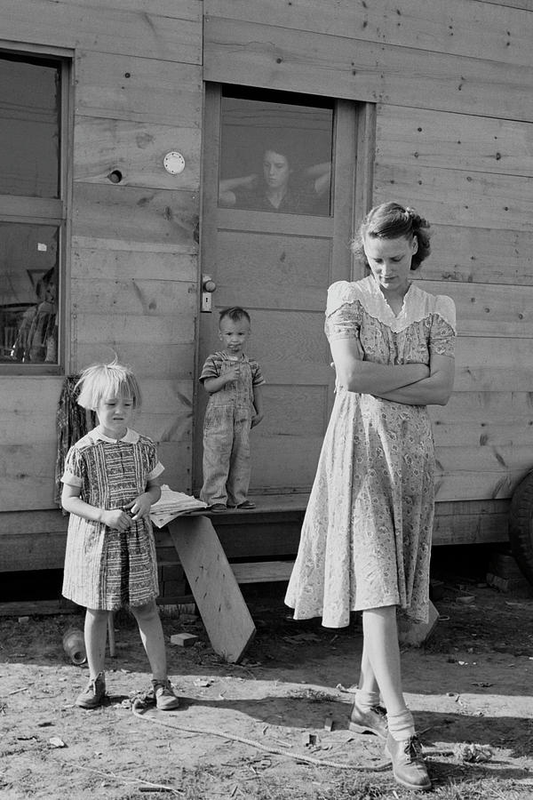 Migrant Mother & Children Painting by Dorothea Lange - Fine Art America