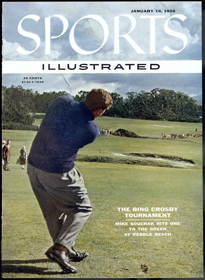Mike Souchak, 1955 Bing Crosby Pro Am Invitational Sports Illustrated Cover Photograph by Sports Illustrated
