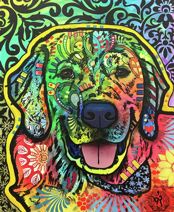Dog Mixed Media - Mikey by Dean Russo