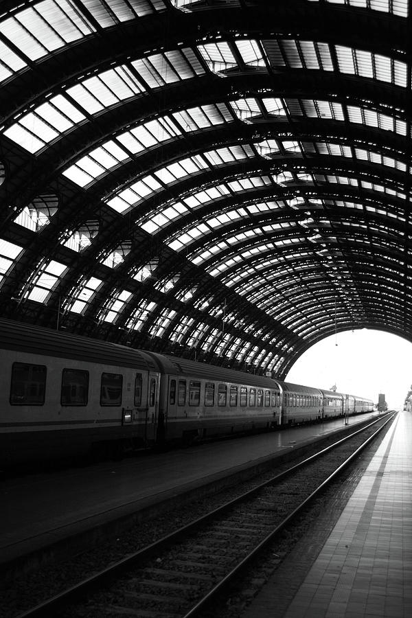 Milan Central Train Station With Photograph by Anzeletti