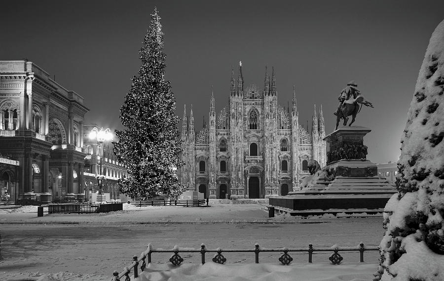 Milan, Piazza Duomo, Italy Digital Art by Guido Baviera