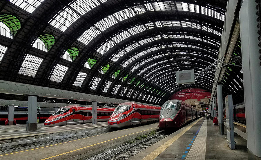 Milan train station 073040 Photograph by Deidre Elzer-Lento