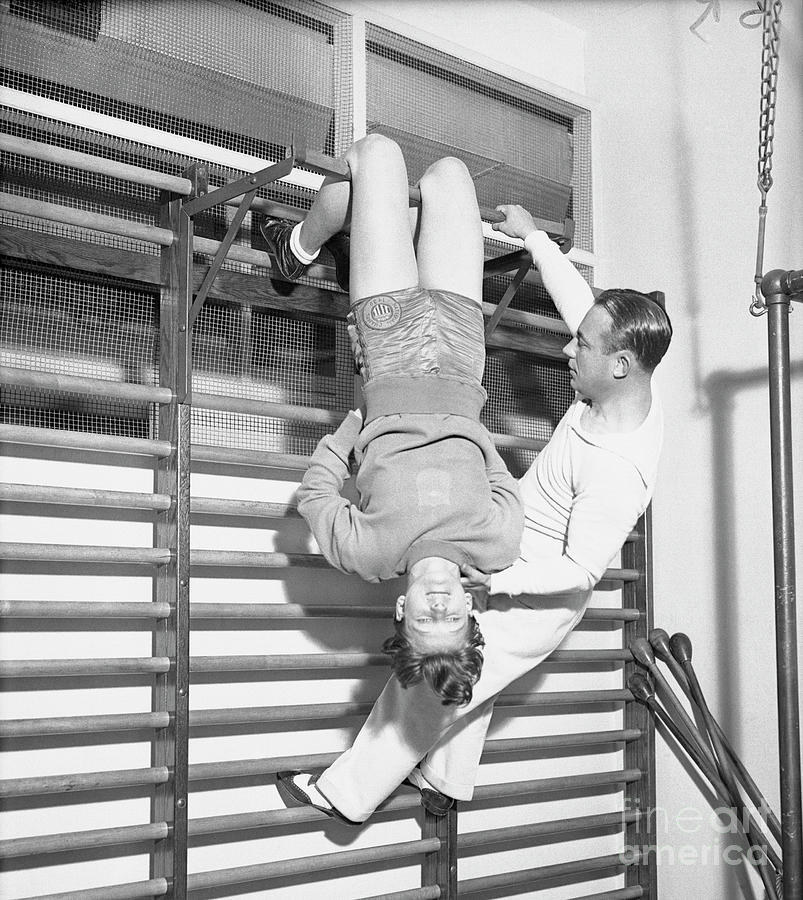 Mildred Didrickson Using Exercise Photograph by Bettmann