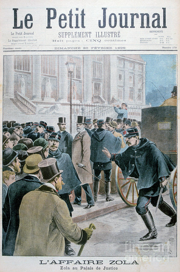 Émile Zola Affair, Being Taken Drawing by Print Collector