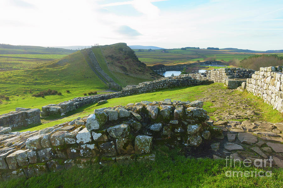 Milecastle 42 near Cawfield on Hadrians Wall in Northumberland Photograph by Louise Heusinkveld