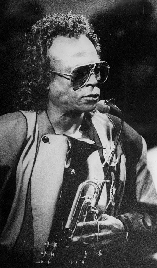 Miles Davis Performing In A Club Photograph by New York Daily News Archive