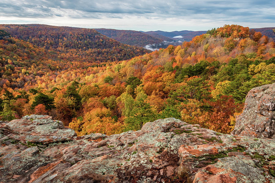 Miles of fall foliage Photograph by Jack Clutter