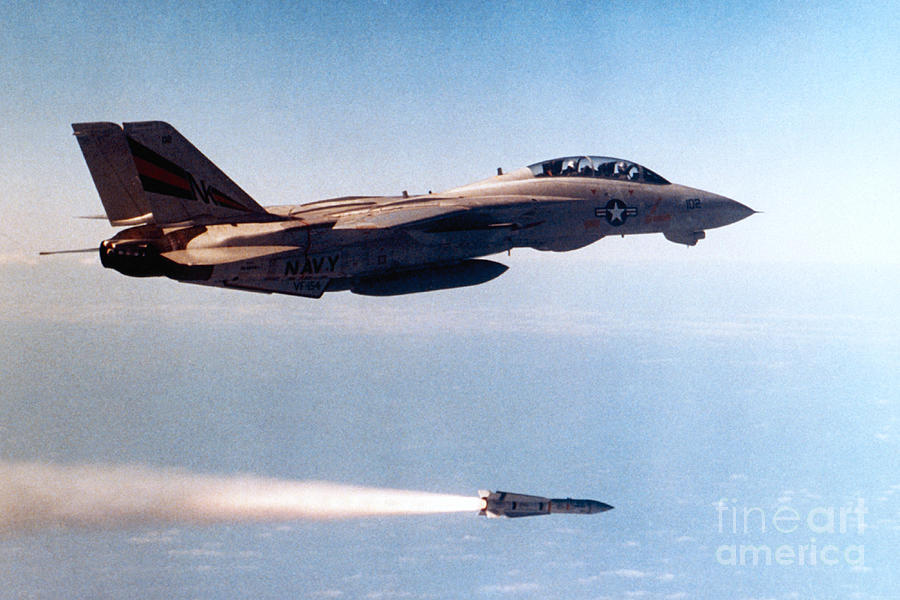 Military Aircraft Firing Missile Photograph by Stocktrek