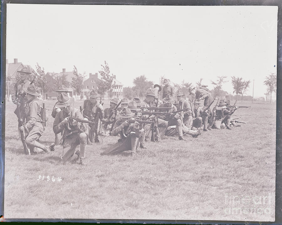 Military Instruction Camp At Plattsburg Photograph by Bettmann