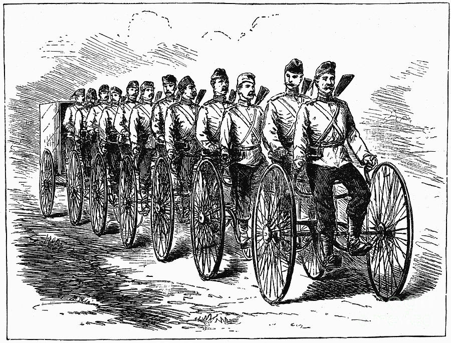 Military Multicycle By Singer & Co Drawing by Print Collector