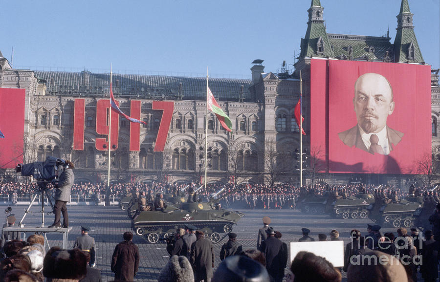 Military Parade Celebrating Bolshevik Photograph by Bettmann