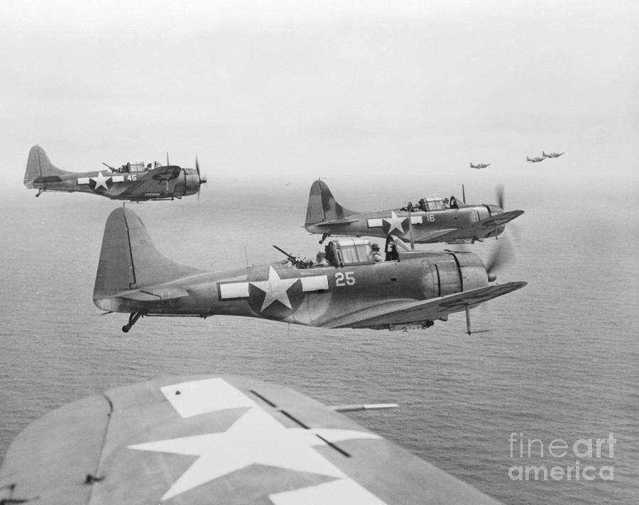 Military Planes In Flight Photograph by Bettmann