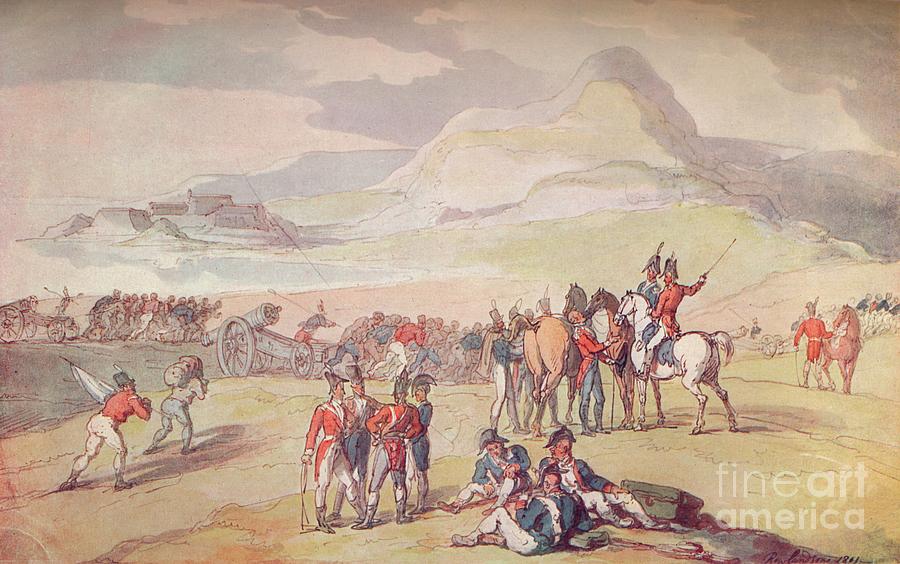 Military Scene Landing Troops Drawing by Print Collector