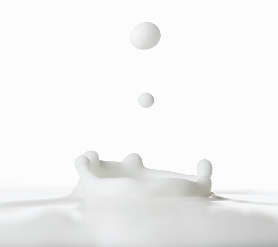 Milk Drops Photograph by Petr Gross