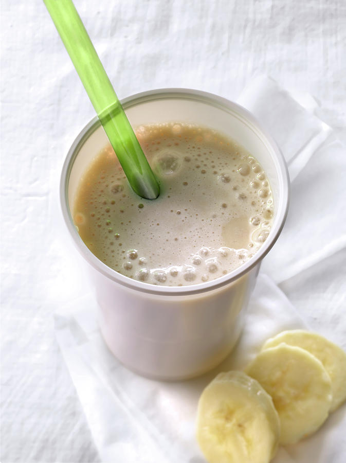 Milk-shake Banane-ananas Banana And Pineapple Milk Shake Photograph by ...