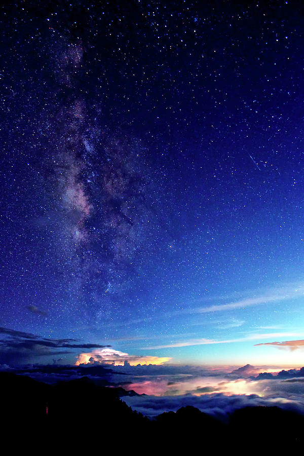 Milky Way Above A Thunder Storm In Photograph by Thunderbolt tw (bai Heng-yao) Photography