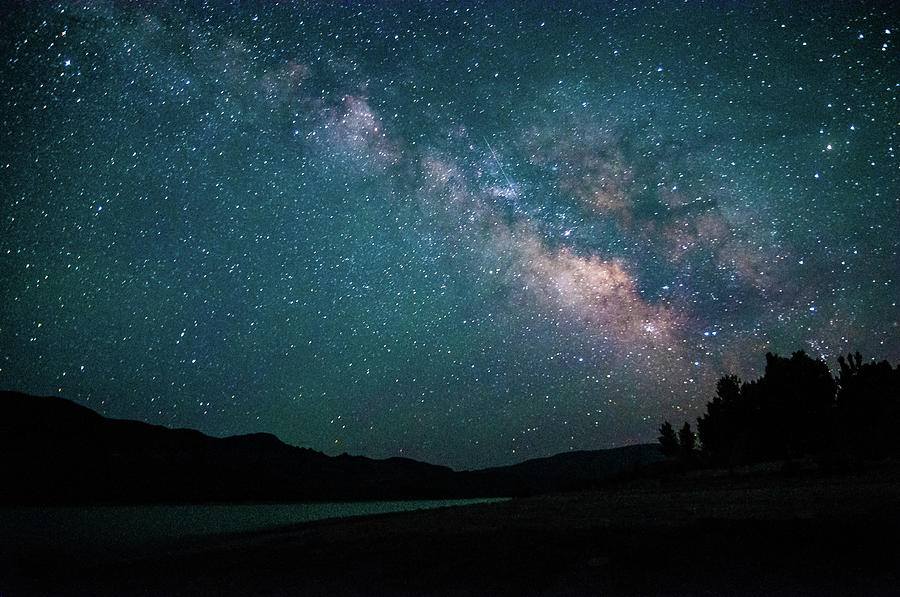Milky Way Above Piute Reservoir Photograph by Harpazo hope