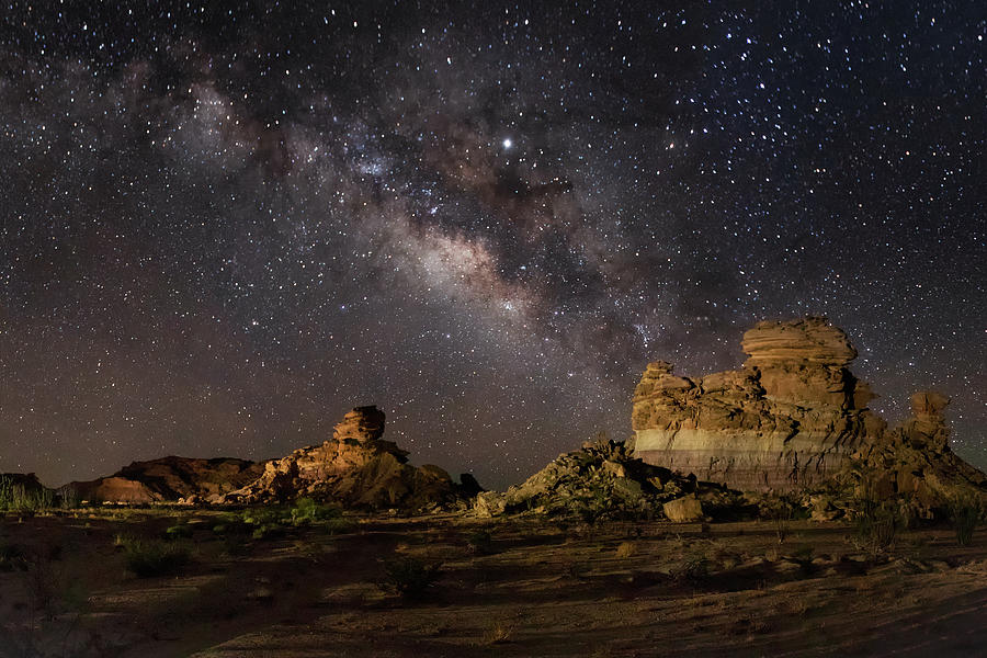 Milky Way and Hoodoos Photograph by Harriet Feagin Photography - Fine ...
