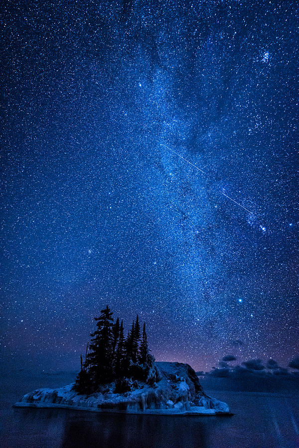 Milky Way And Island Photograph by Daniel Sigg Milky Way And Island Photograph by Daniel Sigg