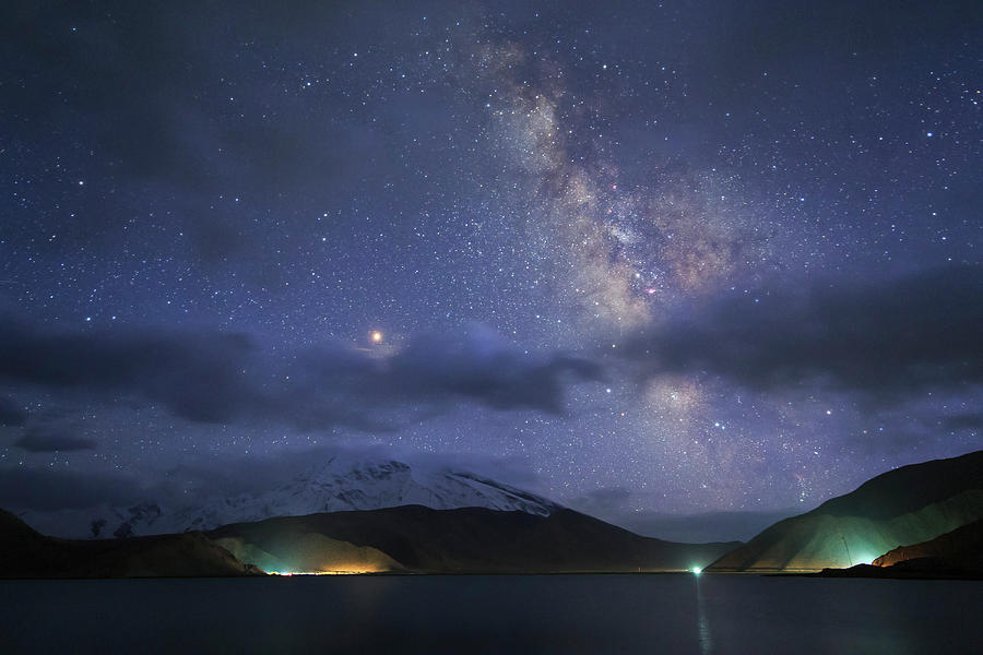 Milky Way And Mars Appear Among Photograph by Jeff Dai