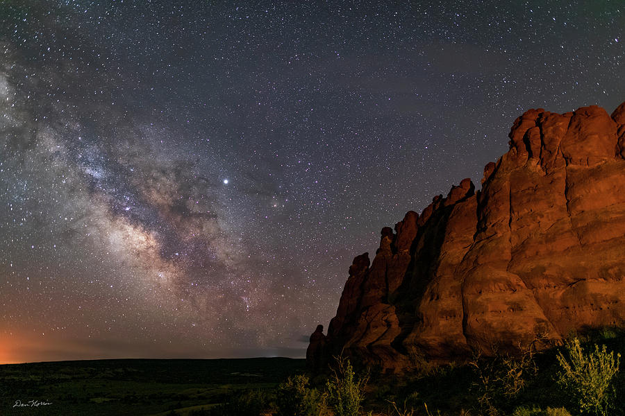 Milky Way at Navajo Rocks 2 Photograph by Dan Norris