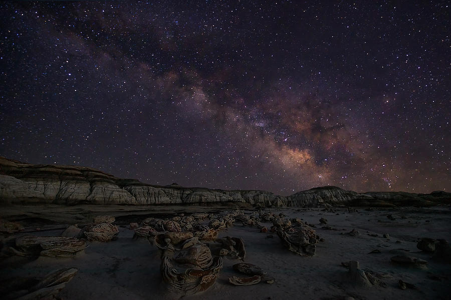 Milky Way At The Cracked Eggs Field Photograph by Jenny Qiu