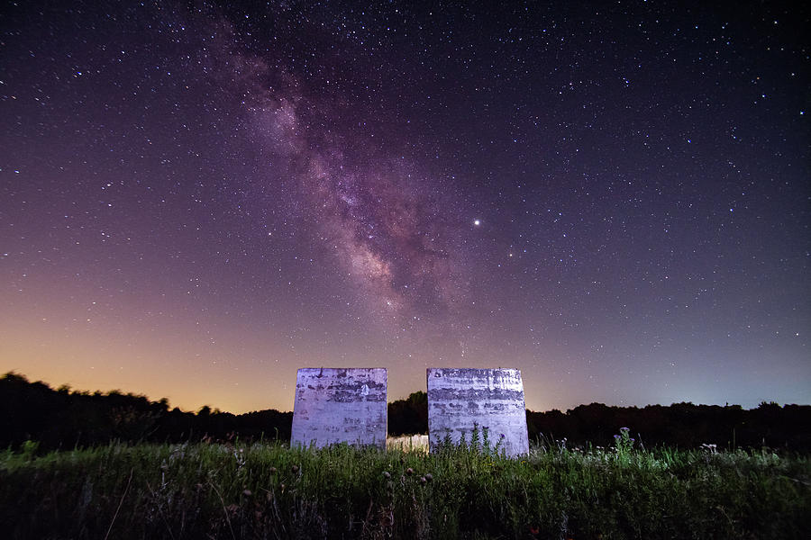 Milky Way Behind Forgotten Home Photograph By Hillis Creative Fine