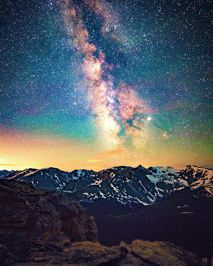 Milky Way Core Continental Divide Photograph by Chelsea Stockton - Fine ...