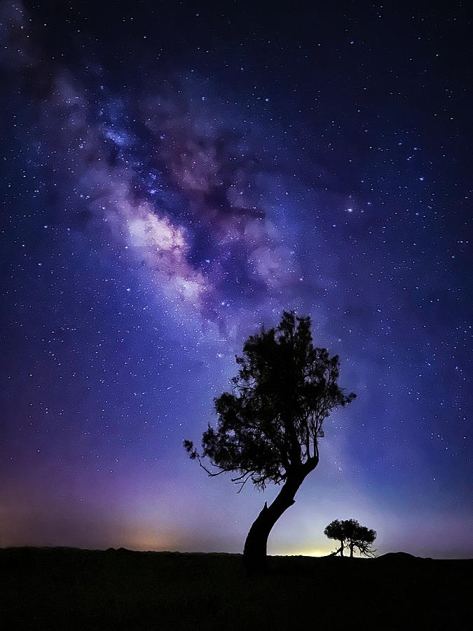 Milky Way Galaxy In The Arabian Desert Photograph by Saleem G Alfidi