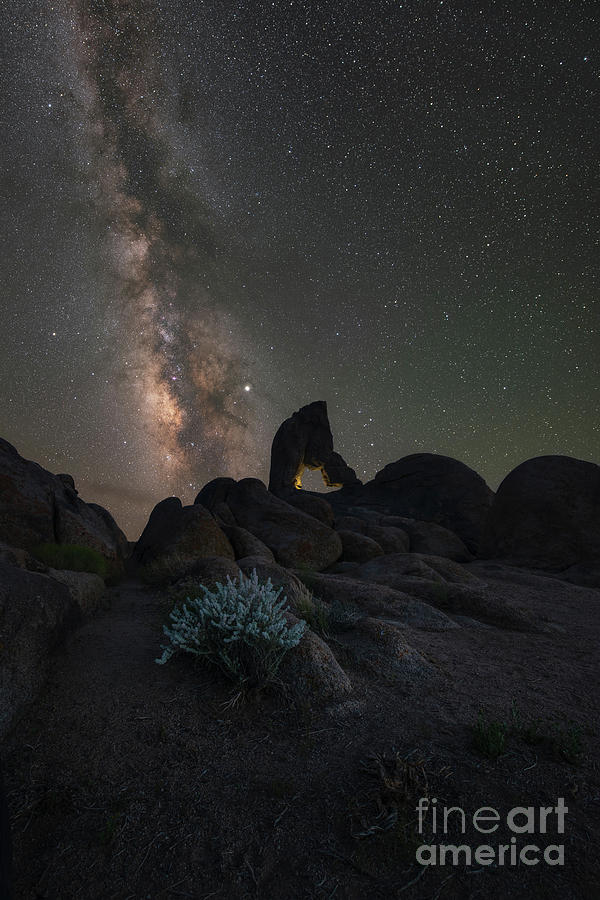 Milky Way Galaxy Over Boot Arch Photograph by Michael Ver Sprill