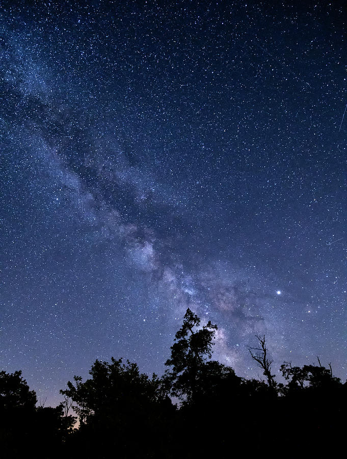 Milky Way In Shenandoah Photograph By Jack Nevitt - Pixels