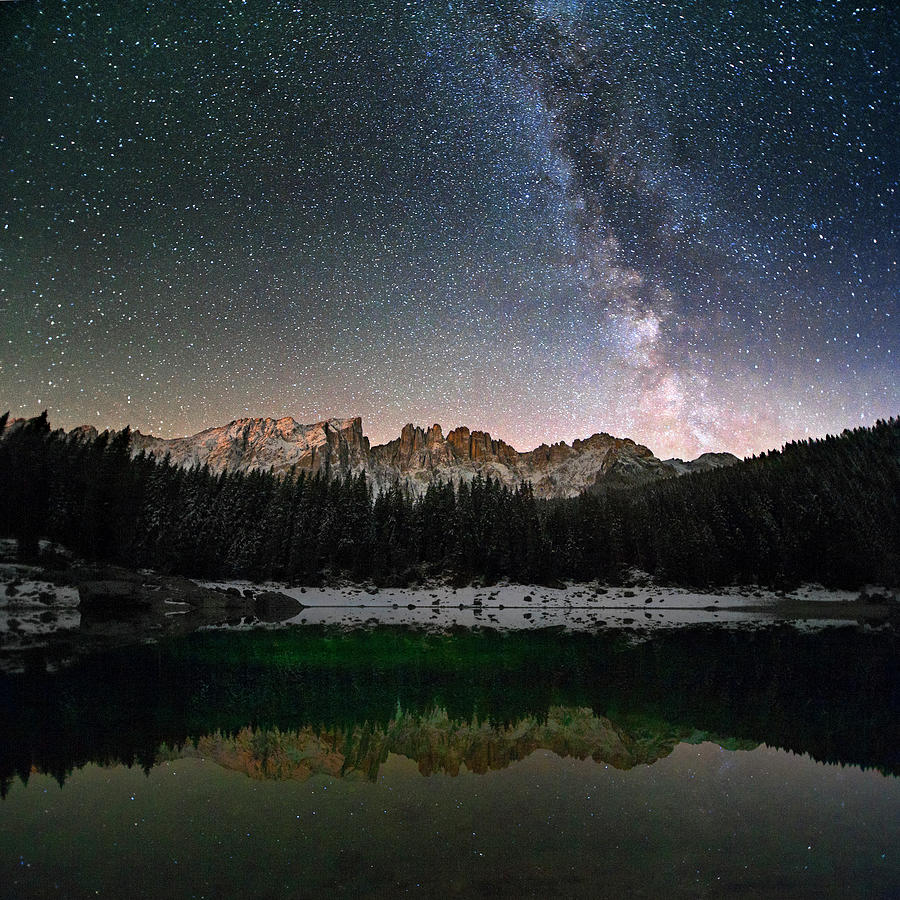 Milky Way In The Alps Photograph by Scacciamosche