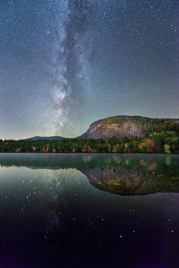 Mountain Photograph - Milky Way Intersect by Michael Blanchette Photography