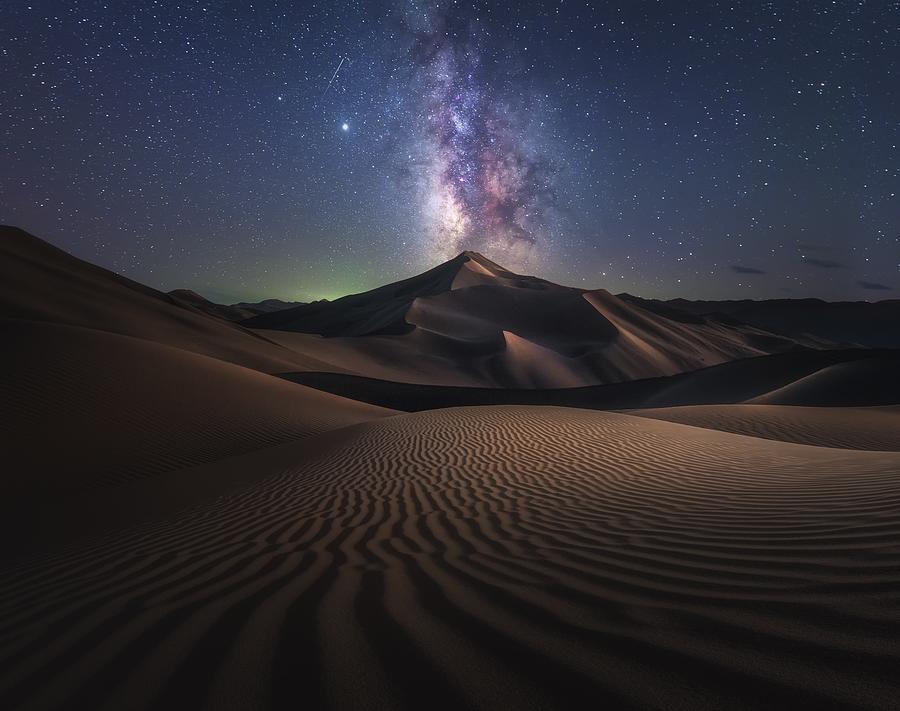 Milky Way Of The Desert Everest Photograph by Limengyao | Pixels