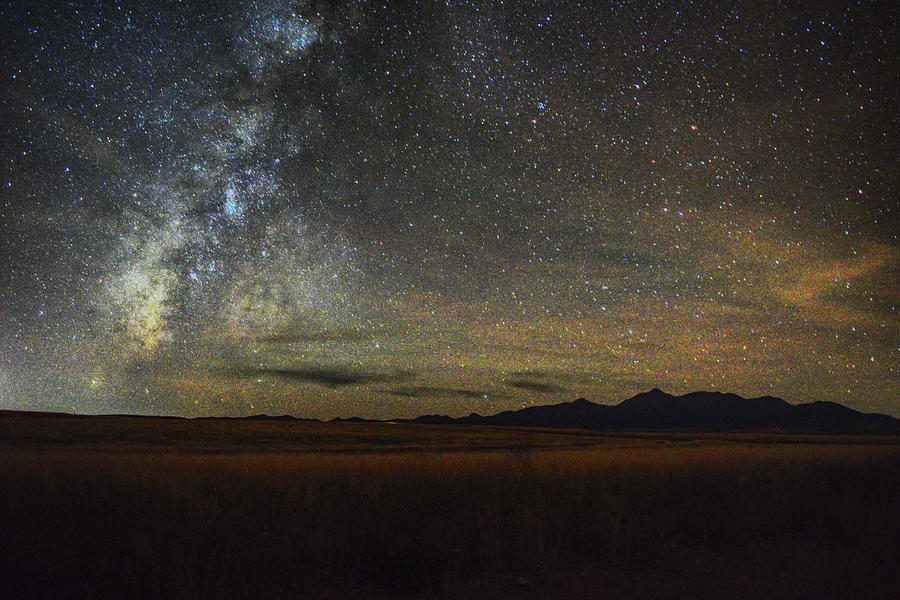 Milky way over Arizona desert Photograph by Chance Kafka