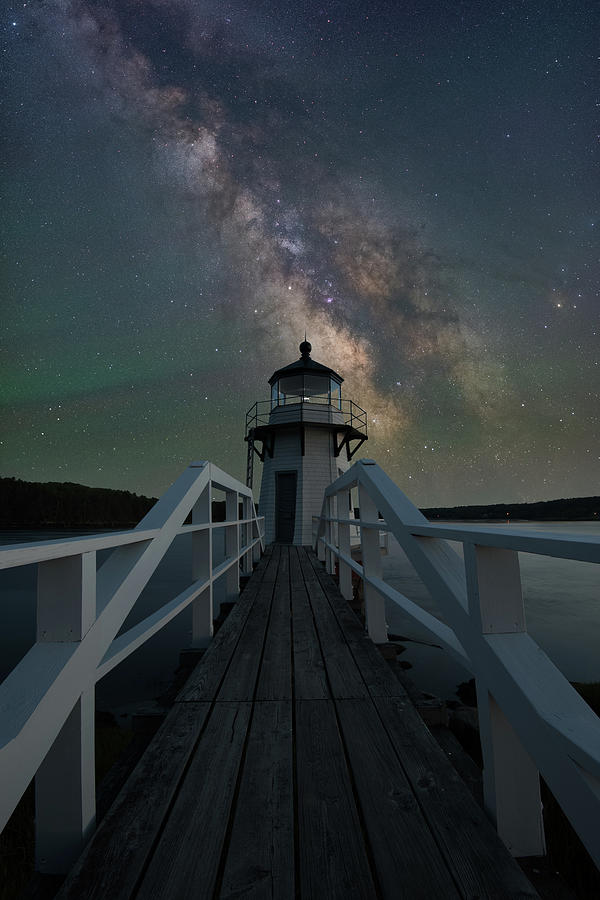 Architecture Photograph - Milky Way over Doubling Point by Jesse MacDonald