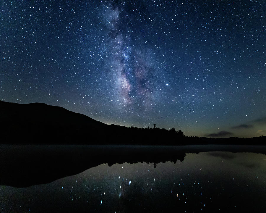 Milky Way over Indian Boundary Lake Photograph by Jim Allsopp - Fine ...