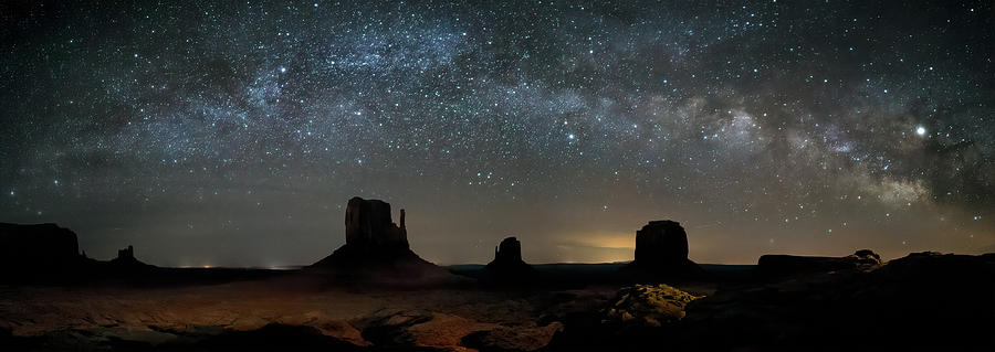 Milky Way Over Monument Valley by James Capo Milky Way Over Monument Valley by James Capo