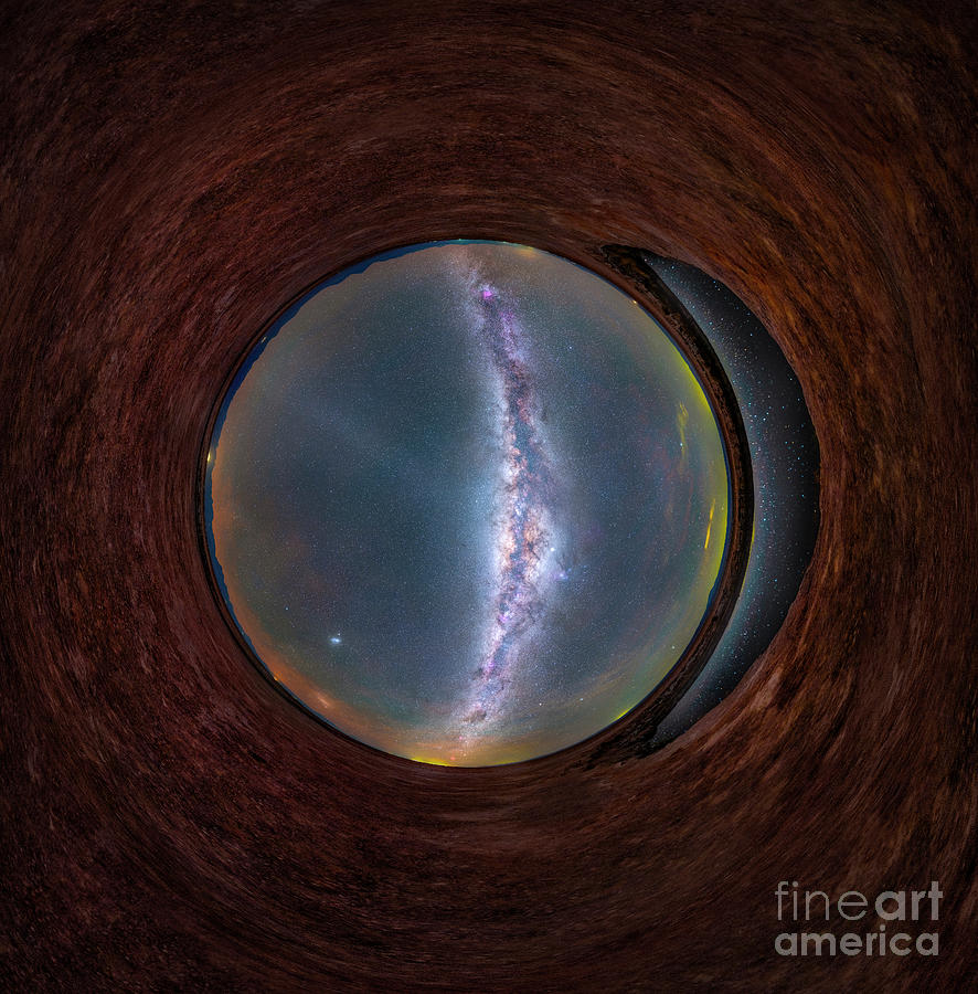 Milky Way Over Ojos Del Salar Photograph by Miguel Claro/science Photo Library
