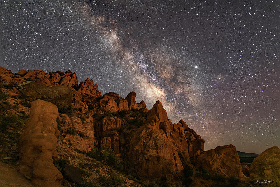Milky Way Over Rocky Terrain by Dan Norris Milky Way Over Rocky Terrain by Dan Norris